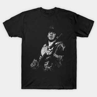 Texas Flood of Guitar Celebrate the Iconic Music of Stevie Ray Vaughan with a Stylish T-Shirt T-Shirt